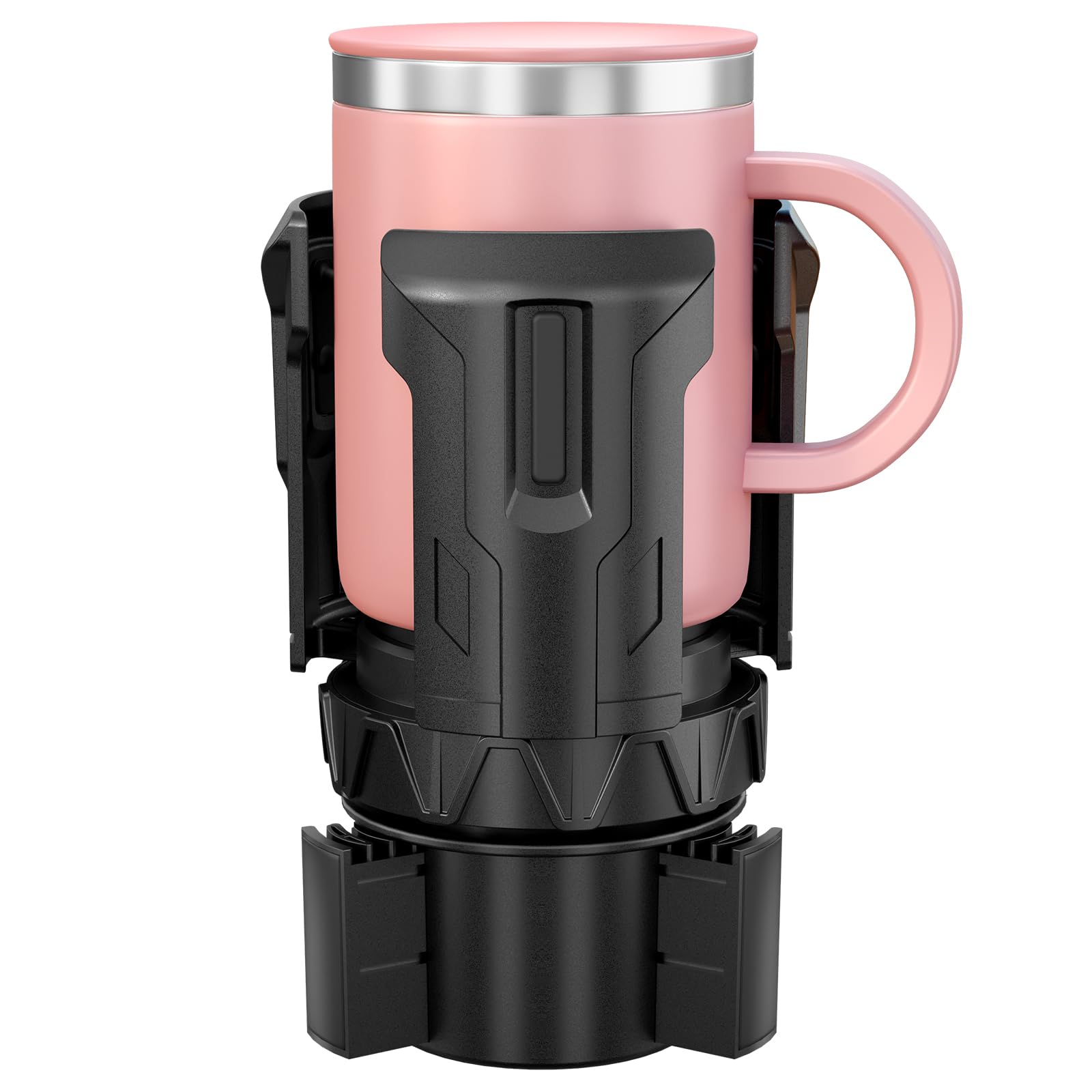 Photo 1 of Automatic Car Cup Holder Expander, Cup Holder Extender for Large Water Bottles. for Yeti, Stanley, Nalgene, Owala Travel Bottles & Mugs. Car Holder Insert Accessories (CH03B, 1PACK)