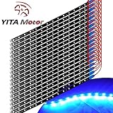 YITAMOTOR 20x 12V Car Motorcycle 30CM 15SMD LED Waterproof Flexible Ultra Blue Light Strip