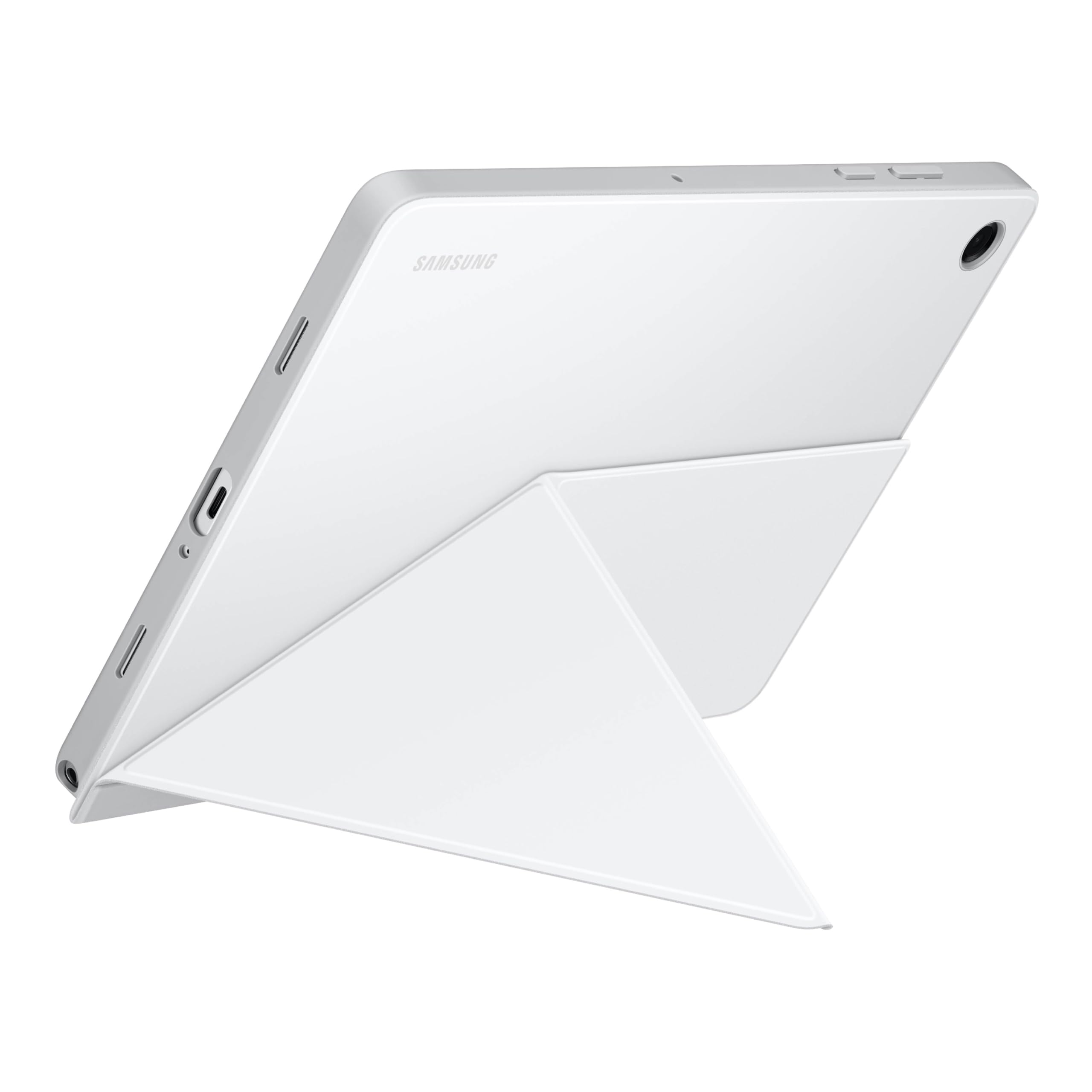 Funda para Samsung Galaxy Tab A11+, protector de tableta, soporte plegable con modos horizontal y vertical, protección contra golpes y arañazos, encendido/apagado automático de pantalla, versión EE. UU., color blanco