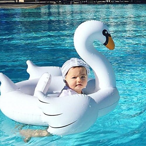 Baby Swim Raft, Anteer Premium Baby Float Swimming Ring Inflatable Seat Boat Pool Toys for Age 6 - 48 Months (Swan)