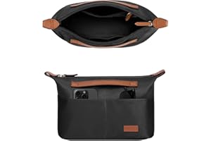 GIVLEFLY Silk fabric Handbag Organizers Tote bag Organizer handbag Organizer Storage bag