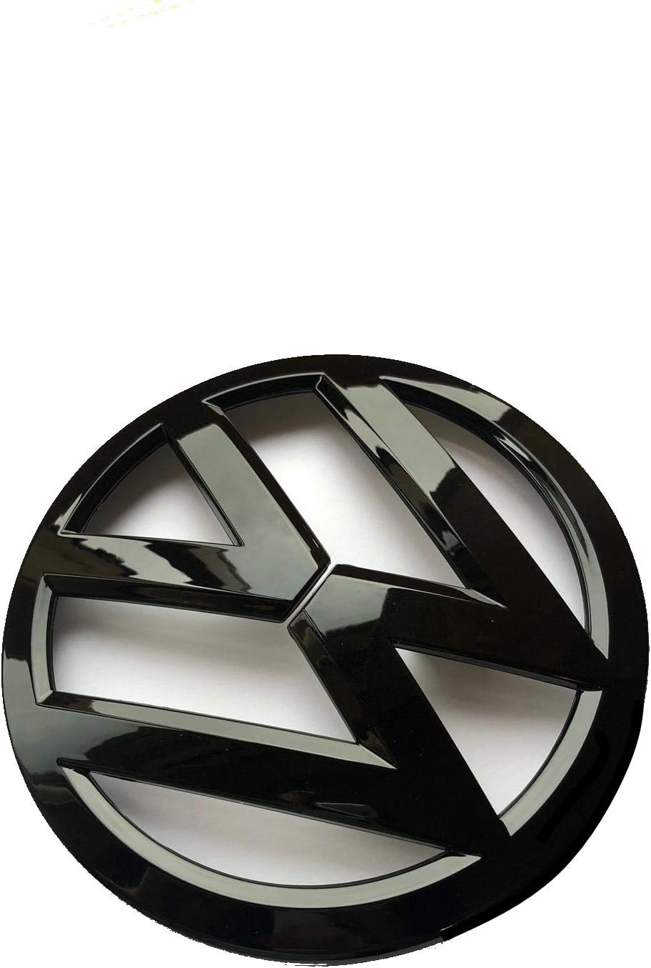 Gloss Black Front Grill Bonnet Badge Emblem For Golf MK7 2012+ Size 135mm