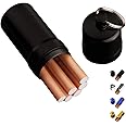 roygra Cigarette Case for Regular and King Size, Can't Fit 100's Size, Waterproof 10 Capacity (Black)