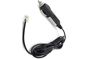EAGLEGGO Radar Detector DC Vehicle Power Cord for Escort Valentine One V1 Beltronics Uniden and More, Escort Passport 9500ix 9500i 8500x50 Solo S2 S3 Radar Detectors Replacement Power Adapter (6 ft Cable)