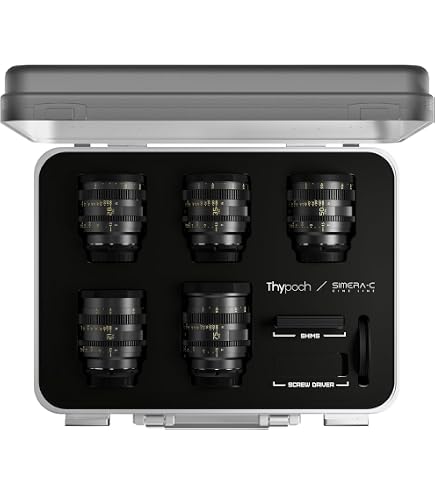 Amazon.com : Thypoch Simera-C Cine 4-Lens Kit for Sony E Mount