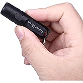 TUNENGE Rechargeable Keychain Flashlights, 650 High Lumens EDC Pocket Flashlights, Mini Flashlight Be Used for Camping Outdoors Emergency(Black)