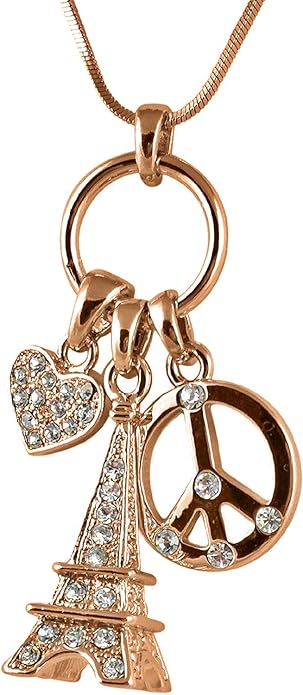 Glamour Girl Gifts Collection Paz Amor y París 3D Crystal Torre Eiffel