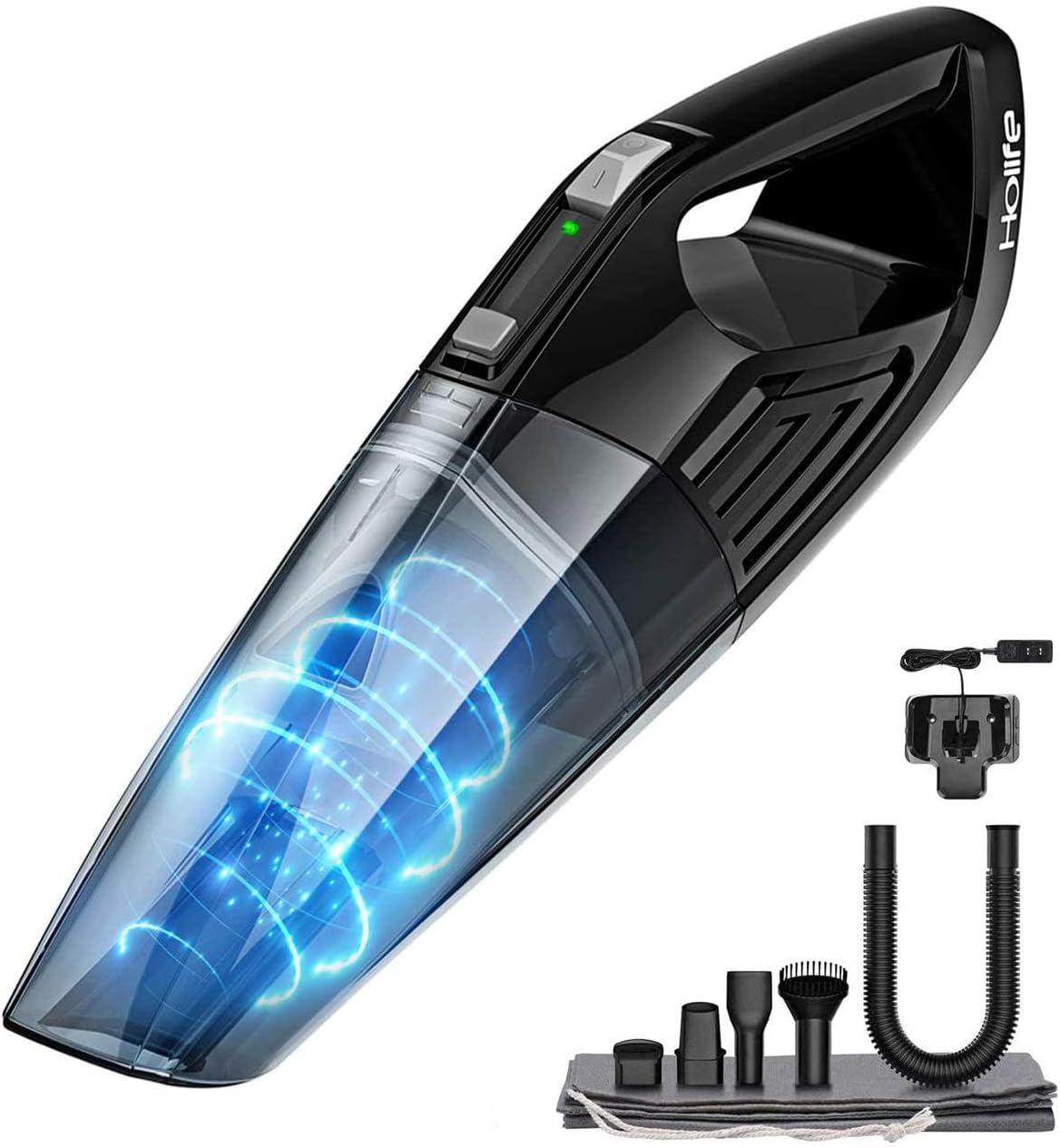 (Upgraded)Holife Handheld Vacuum Cordless, Portable Car Vacuum Cleaner