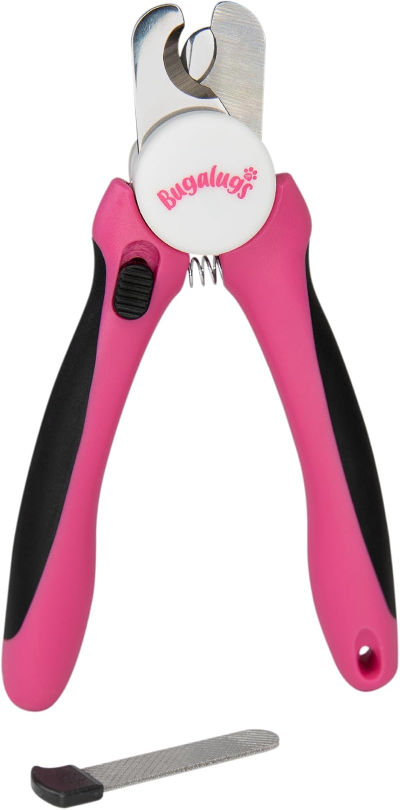 BUGALUGS Dog Cat Nail Clippers with Safety Guard – Ergonomic Stainless Steel