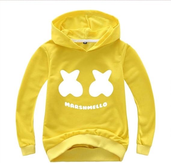 marshmello hoodie yellow