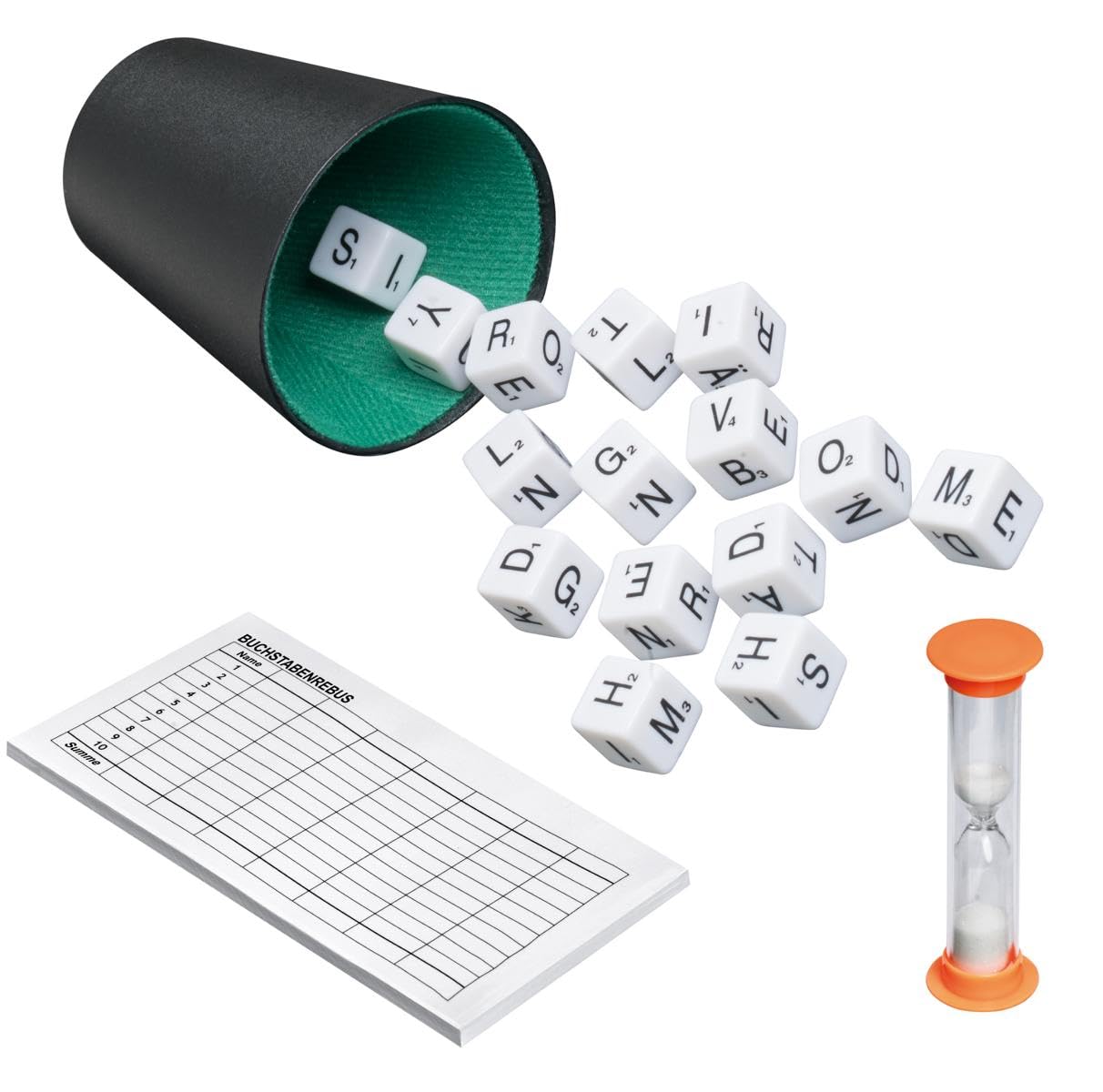 Philos 3569 Letters Rebus, Dice Game, 2-7 Players