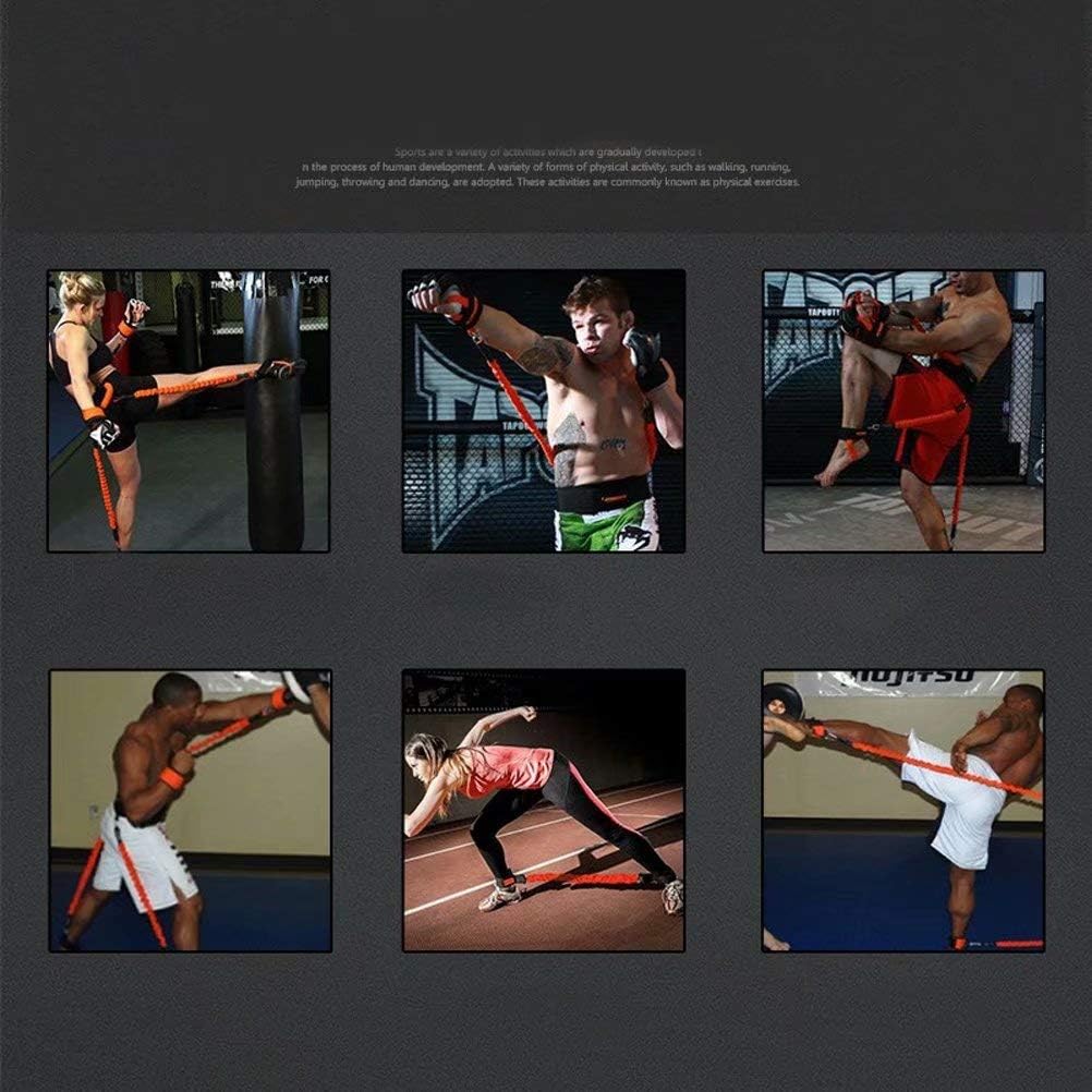 Leg Strength and Agility Training Strap System Boxing Resistance Bands for Football Basketball Taekwondo Yoga Boxing Equipment : Sports & Outdoors