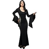 Rubies womens Wednesday Tv Show Morticia Addams Costume Dress