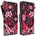 Huawei Raven LTE H892L Case, Huawei Raven LTE H892L Wallet Case [Book Fold] Leather Cover [Flip Cover] with Foldable Stand, Pockets for ID, Credit Cards - Flip Case (HOT PINK SENSATION)