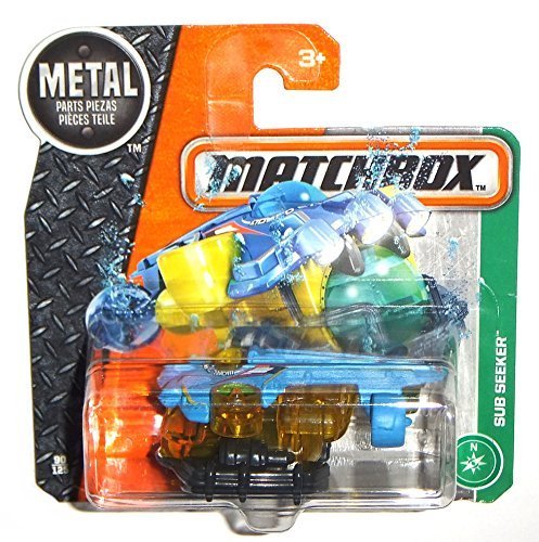 Matchbox 2017 Sub Seeker 90/125, Yellow and Blue