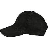HATSQUARE Suede Leather Unisex Baseball Cap