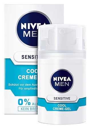 Nivea Men Sensitive Cool Creme Gel Im 1er Pack 1 X 50 Ml Amazon De Beauty