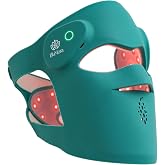 BluMora Red Light Therapy for Face, Wireless LED Face Mask Light Therapy, 9 Modes, 850nm NIR &amp; 630nm Red, 2500mAh Rechargeable, 3D Facial Fit, At-Home Skin Care