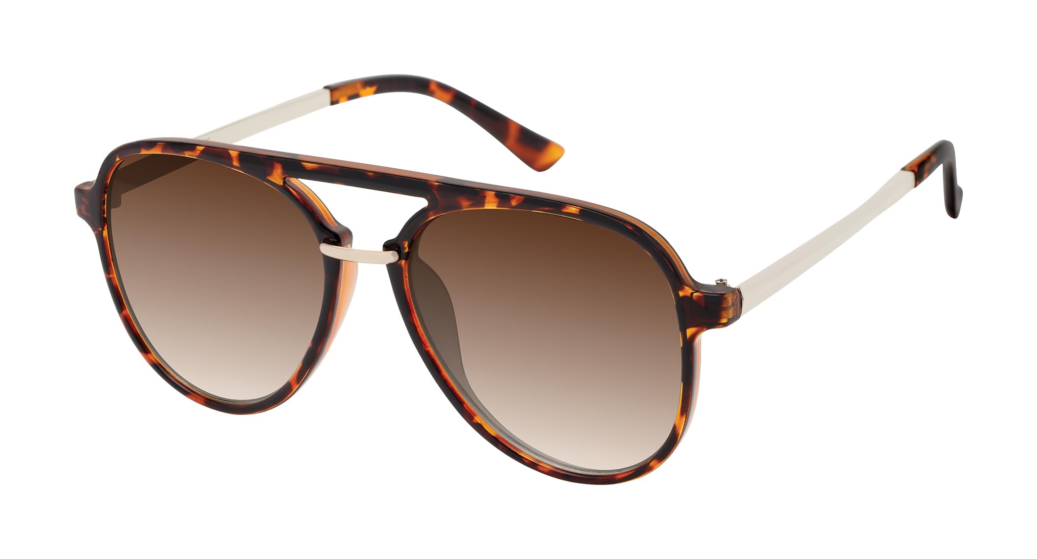 Jessica Simpson Combo Plastic Aviator with Metal Bridge and Temple Image