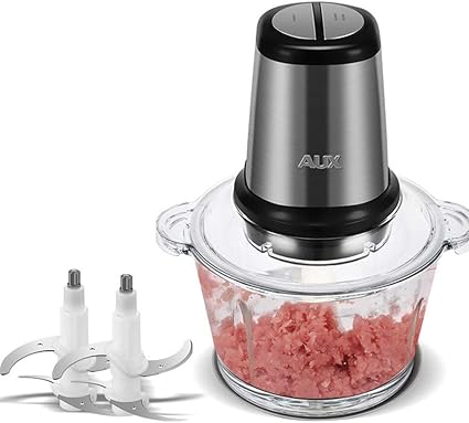 Grinder Mini Hachoir Petit Robot Menager Dicer Electrique Adapte Aux Aliments Pour Bebes Lames De Mixeur Et Lames En Acier Inoxydable Durables 300w Amazon Fr Cuisine Maison