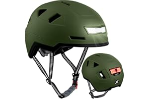 XNITO Bike Helmet with LED Lights - Urban Bicycle Helmet for Adults, Men & Women - CPSC & NTA-8776 Dual Certified - Class 3 E-Bikes, Scooters, Onewheel, Commuter, Mountain