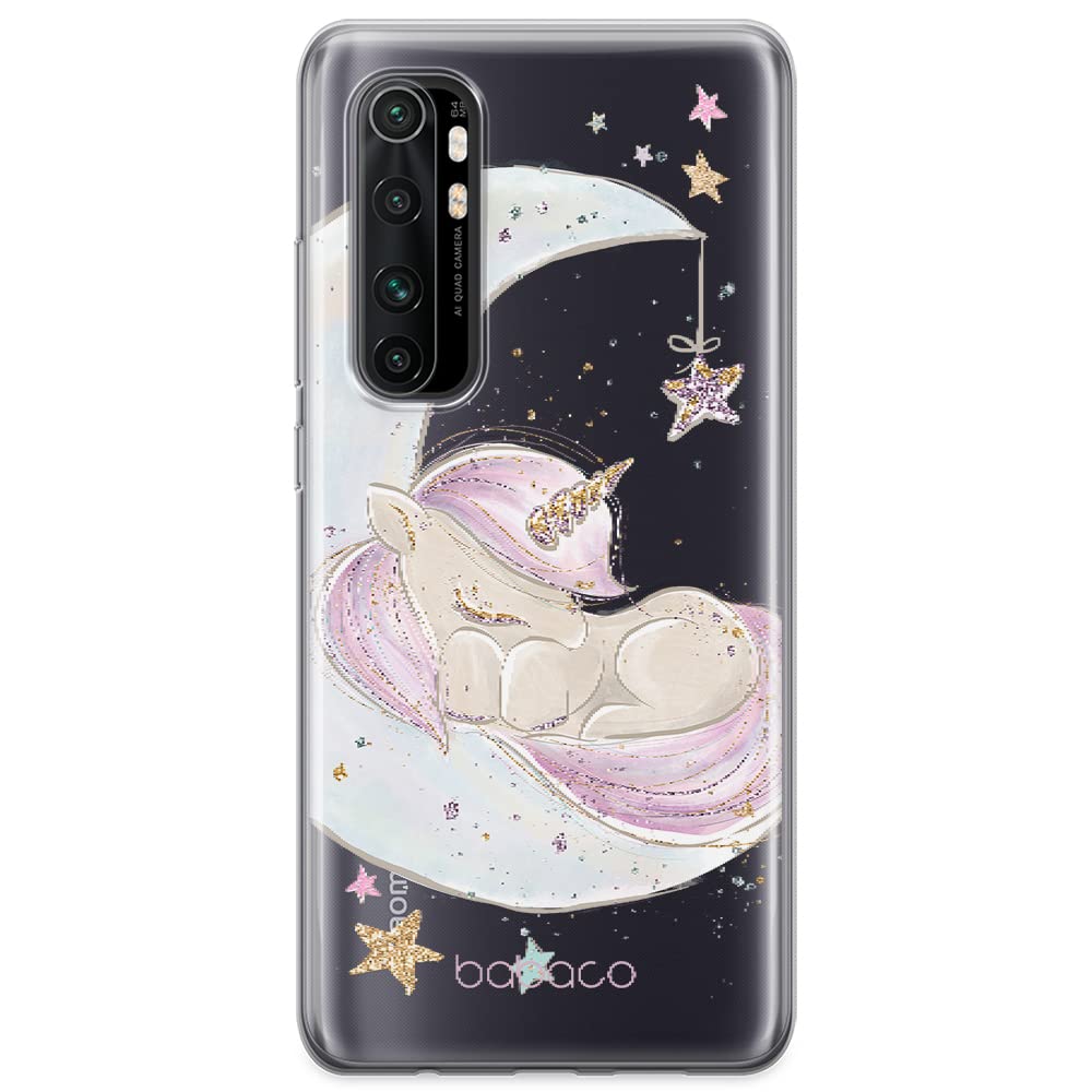 Babaco ERT GROUP mobile phone case for Xiaomi MI NOTE 10 Lite original and officially Licensed pattern Unicorn 003 optimally adapted to the shape of the mobile phone, partially transparent