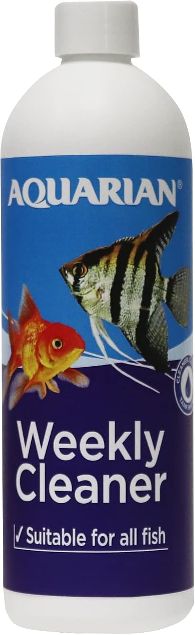 AQUARIAN Weekly Water Cleaner 473ml Aquarium Bacteria Bottle