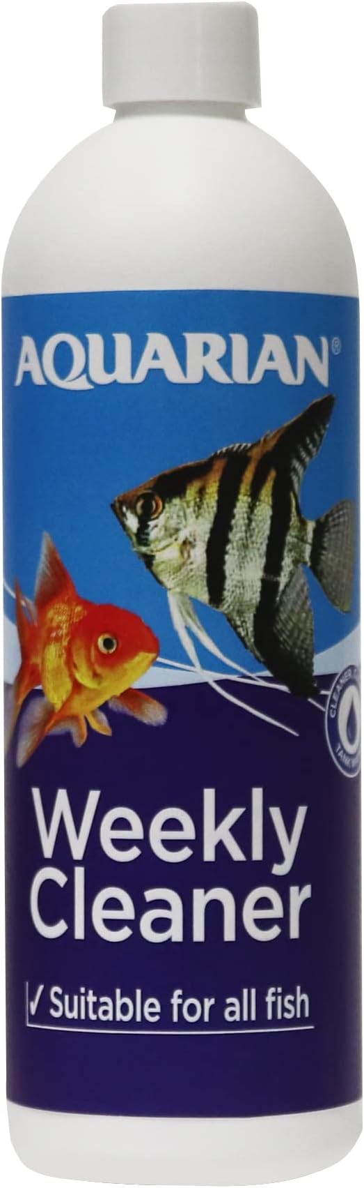 AQUARIAN Weekly Water Cleaner 473ml Aquarium Bacteria Bottle