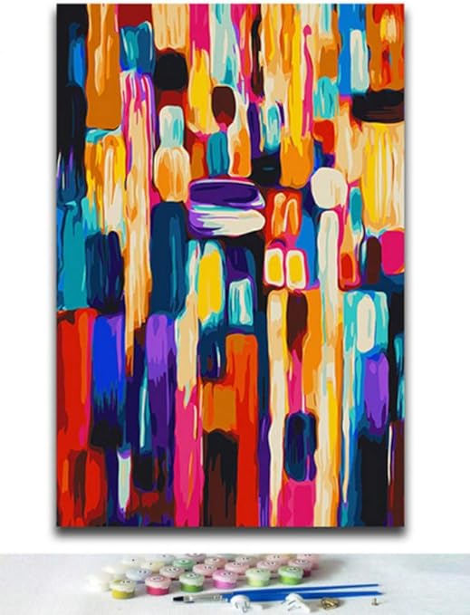 cuadros grandes para pintar con numeros de amazon