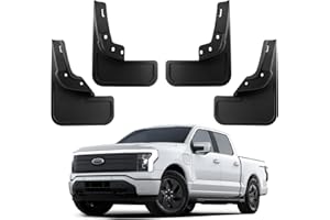 Ecarzo Mud Flaps for F150 Lightning Accessories 2022 2023 2024 2025 All Weather Mud Splash Guards No Drilling Required Mudflap Front & Rear 4pc Set