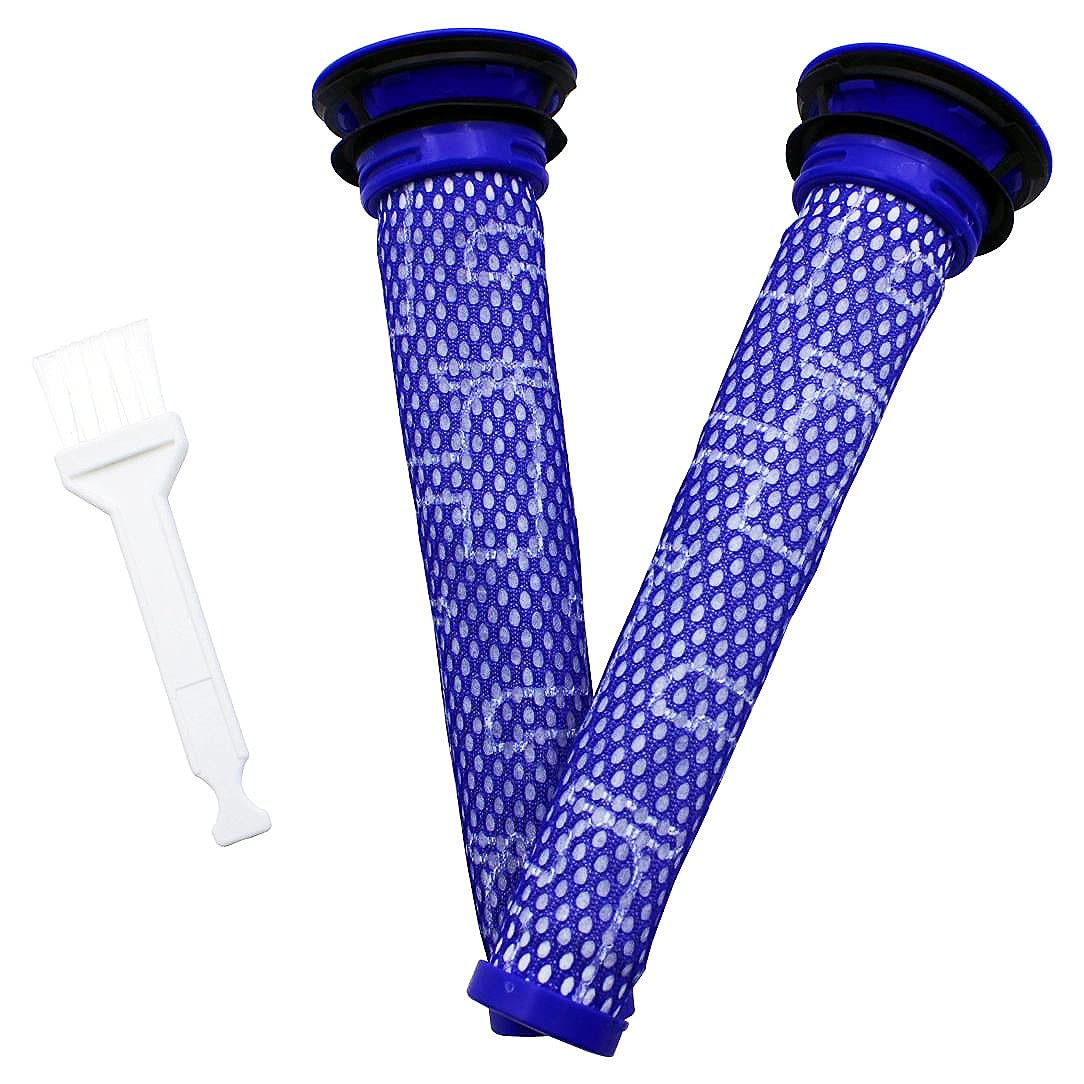 KENSHIRE Vacuum V6 filters compatible for Dyson DC58, DC59, V6, V7, V8 pre filters 965661-01 Replacement Parts 2 Pack