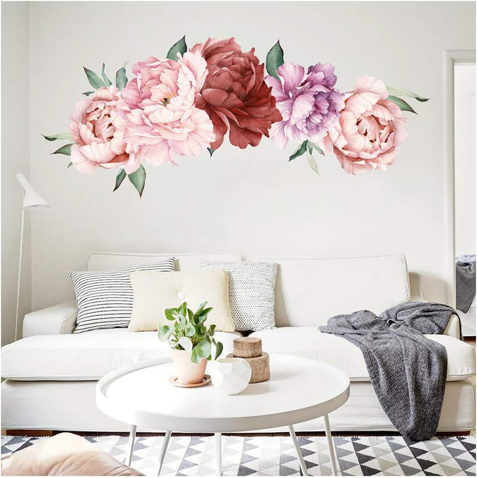 peony wall decal nursery