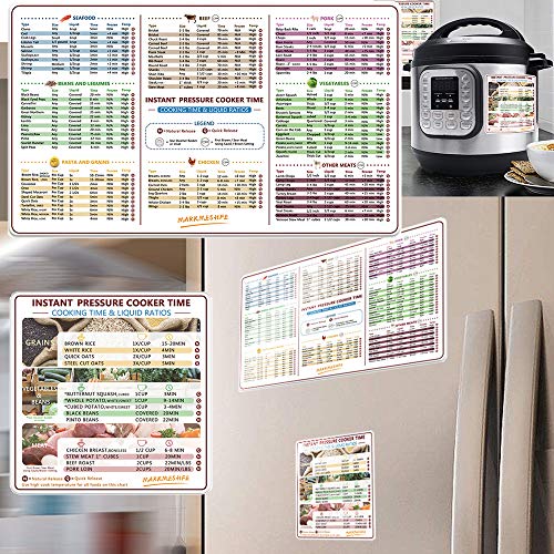 Pressure Cooker Accessories Set 10 Pcs- Fit 5,6,8 Quart (Qt) Instant Pot - Steamer Basket,Non-stick Spring Form Pan,Egg Bites Molds With Handles,Egg Steamer Rack,Tongs, Magnetic Sheet, Recipes E-Book - Thumbnail 5