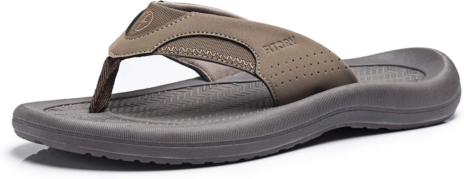 KRABOR Mens FlipFlop Brown Size 11.512 Amazon.co.uk Shoes & Bags