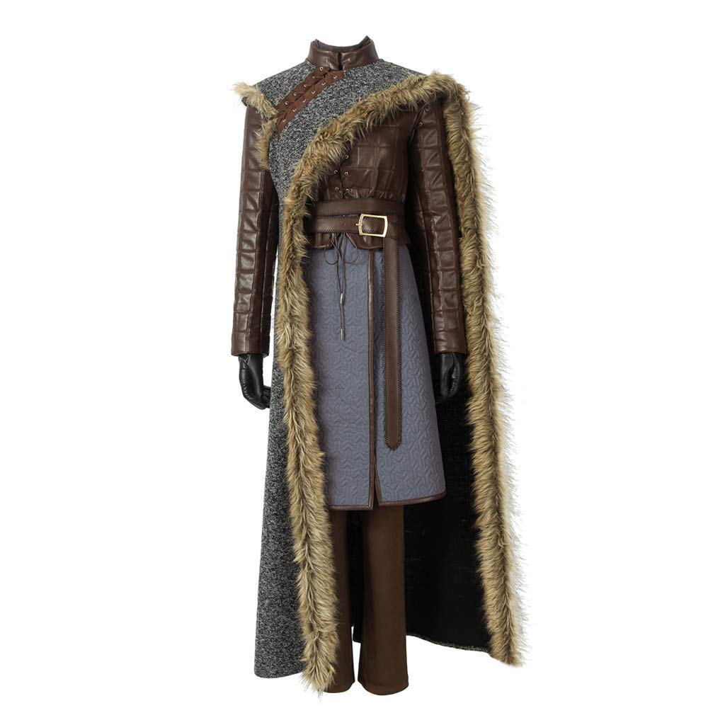 Women’s Costume for Arya Stark Cosplay Season 8 Halloween Uniform Custom Made Suit