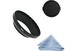 SIOTI 55mm Lens Hood, Matte Treatment Inside, Aluminum Material, Compatible with All Camera Lens S/C/N/F/O/P etc.(55mm)