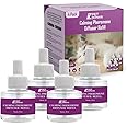 Pet Zephyr (Compatible with All Common Diffuser Heads) Cat Pheromone Diffuser Refill - 4 Pack Pheromones Refills - 4 Months Supply - Only Refills No Diffuser Head Included