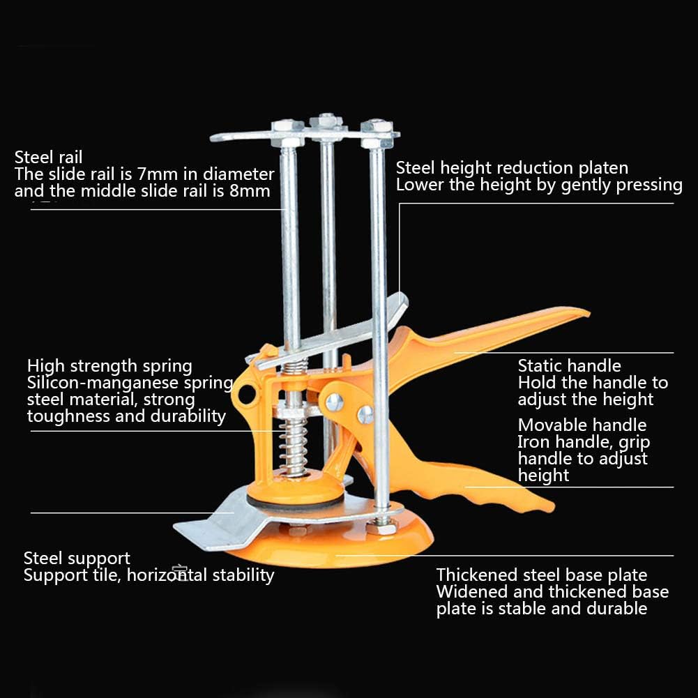 Tile Locator 1-10mm Height Adjuster Wall Tile Height Lifter Tiling ...
