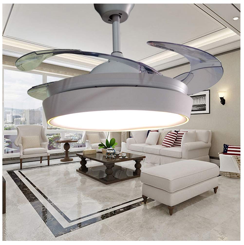 Innenbeleuchtung ASHENG 42 Zoll Deckenventilatoren mit 4 einziehbaren