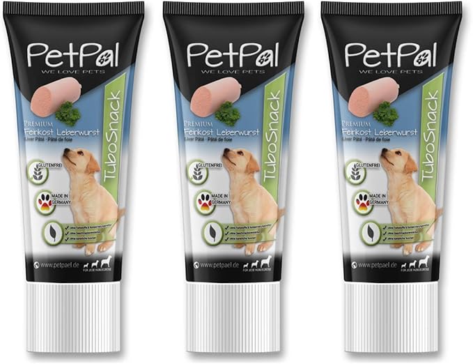 PetPäl Liver Paste For Dogs “TuboSnack“ 3 x 75g Premium Liver