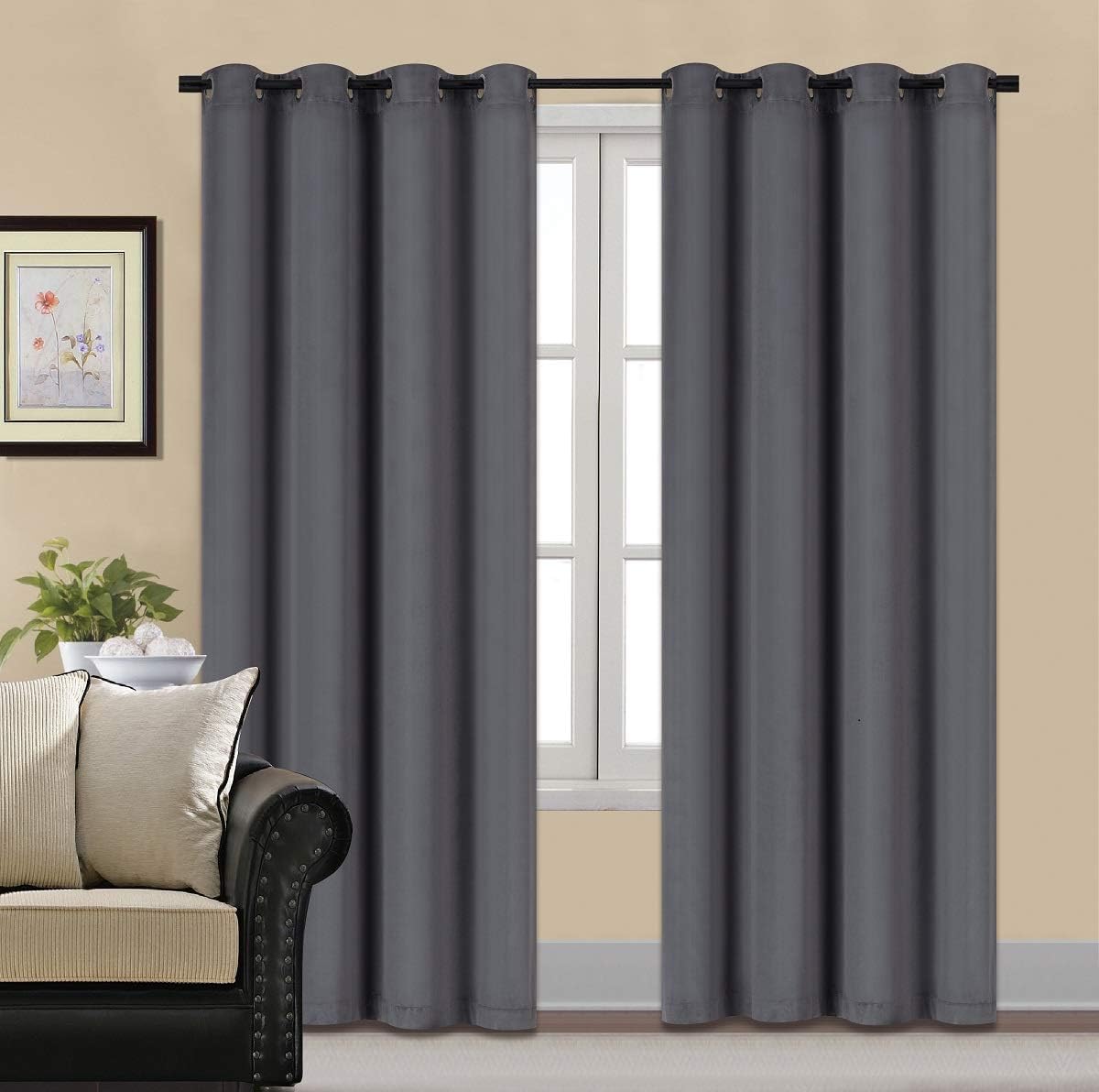 HCILY Blackout Velvet Curtains Grey 84 INCH Thermal Insulated for Bedroom 2 Panels (W52'' x L84'', Grey)  HLC.ME Lopez Velvet Premium Soft Light Filtering Back Tab Rod Pocket Window Treatment Curtain Drapery Panels for Bedroom & Living Room - Set of 2 Panels (54 x 84 inches Long, Blush Pink)  StangH Velvet Blackout Curtains Navy - Luxury Blue Curtains Velvet Textured Panel Drapes for Hotel Hall/Farmhouse Decor, Heavy Duty Summer Heat Block Out, Navy Blue, Wide 52 x Long 96 inches, 2 Pcs  HPD Half Price Drapes Plush Velvet Curtains for Bedroom 50 X 84 (1 Panel), VPYC-181427-84, Eden Green