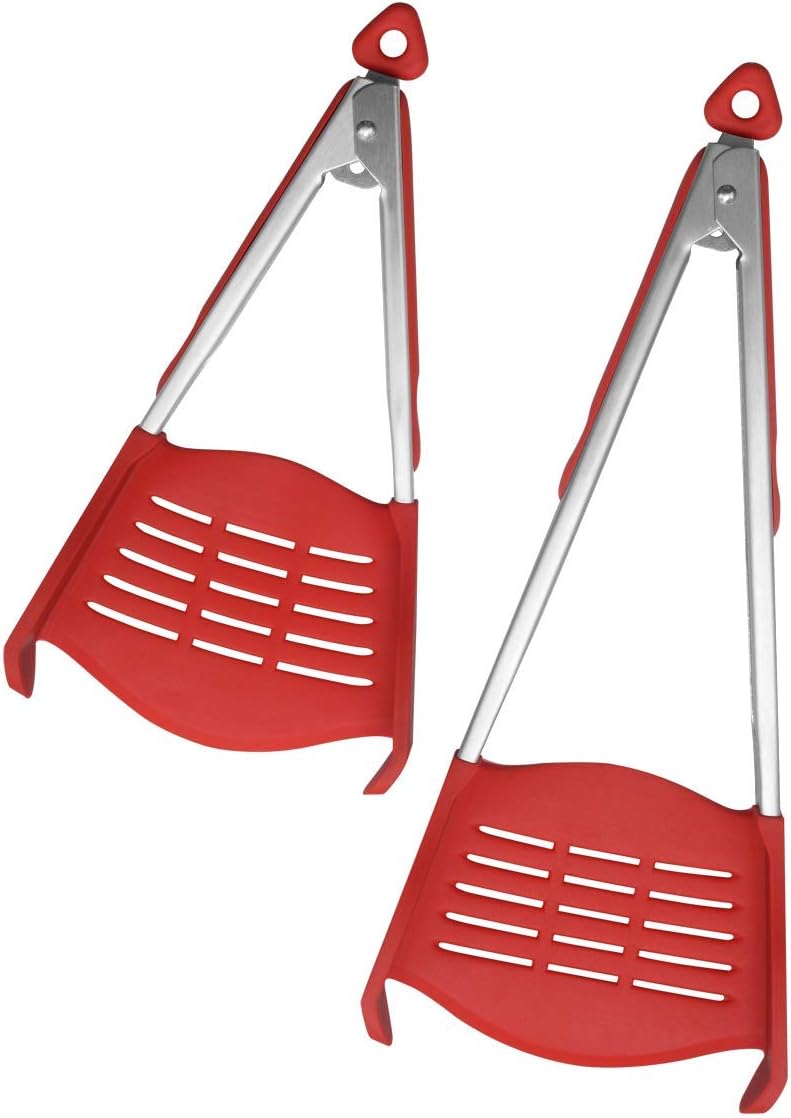Kitchen Pro 101 Smart Tongs 2in1 Spatula Tongs BBQ and
