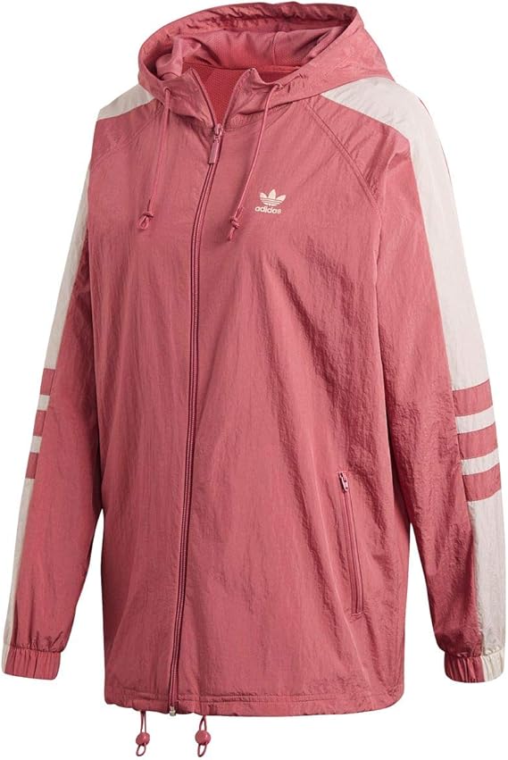 coupe vent adidas rouge