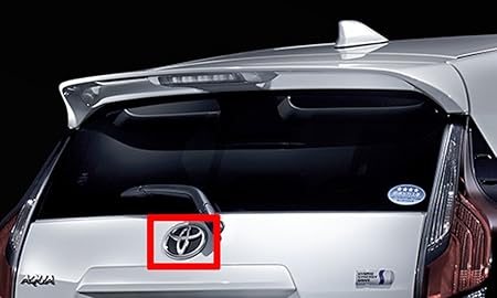 Amazon Toyota トヨタ純正 Gr ガズーレーシング バックドアエンブレム アクア Nhp10 G Grスポーツ用 H29 11 エンブレム 車 バイク