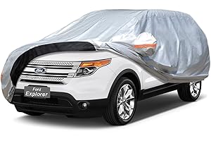 GUNHYI Car Cover Custom Fit Ford Explorer (1995-2025) Waterproof for Automobiles, Oxford Sun Rain Dust Snow Protection (Ships from US Warehouse, Delivery 3-8 Days)