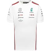 Mercedes AMG Petronas Formula One Team - Official Formula 1 Merchandise Collection - 2023 Team T-Shirt - White - Men - Size: L