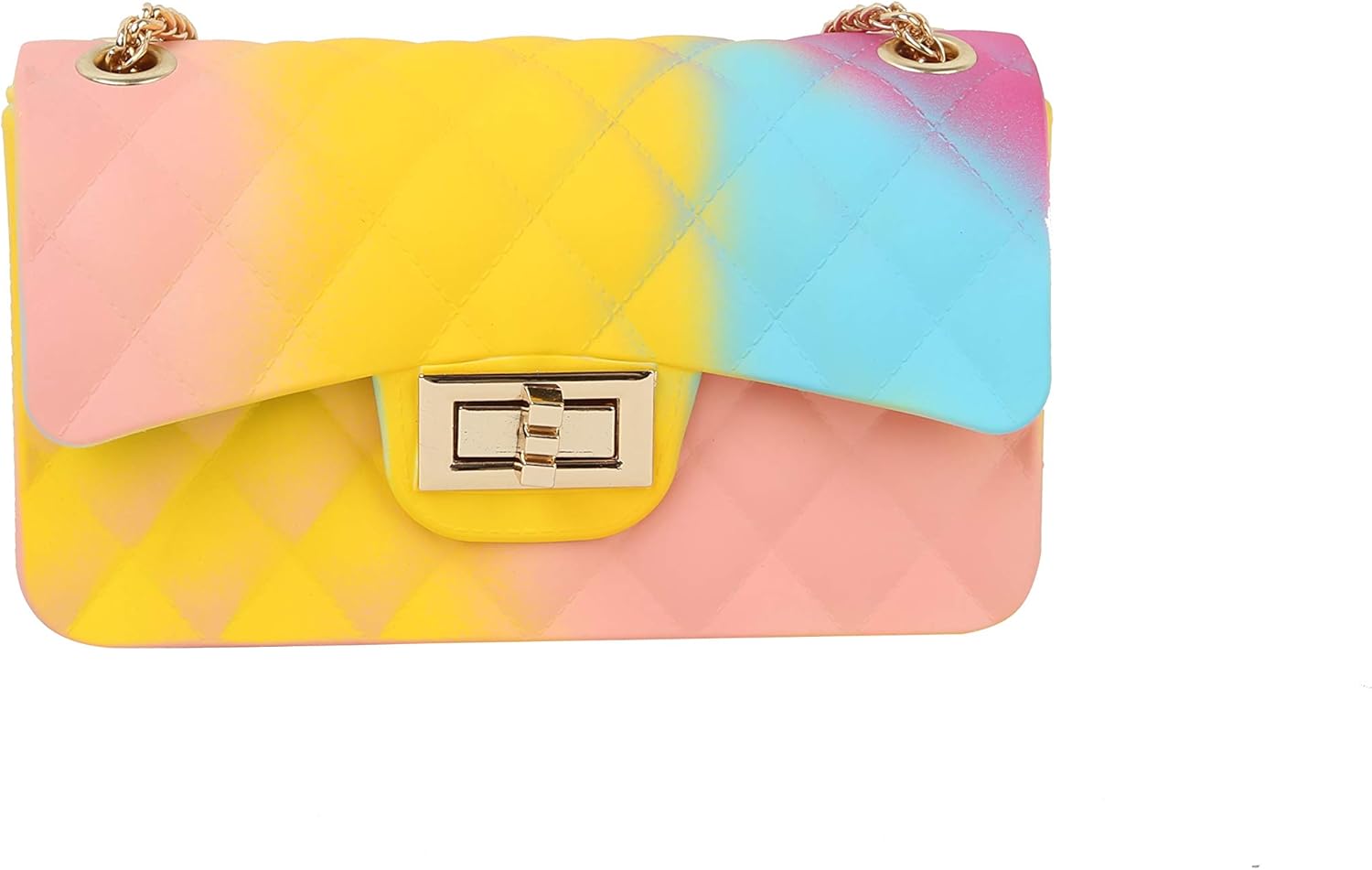 Quilted rainbow purse Clearance