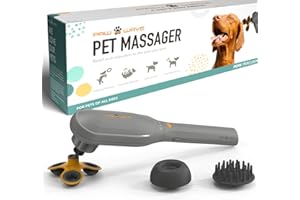 PAW WAVE PERK Percussion Pet Massager for Dogs and Cats Designed to Help Massage Muscle Tightness, Improve Mobility and Recovery