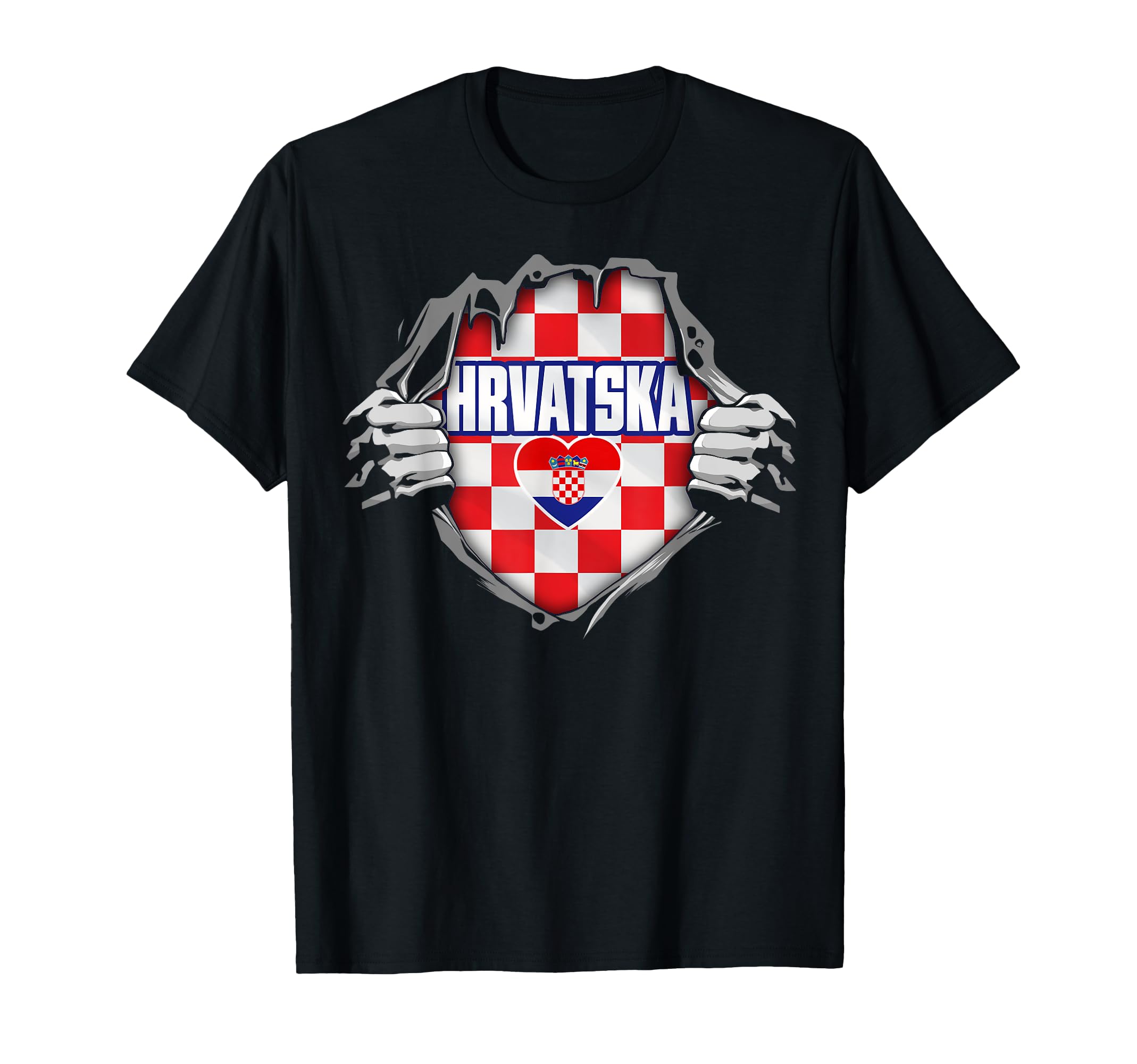 Croatia Croatian National Flag I Love Croatia T-Shirt