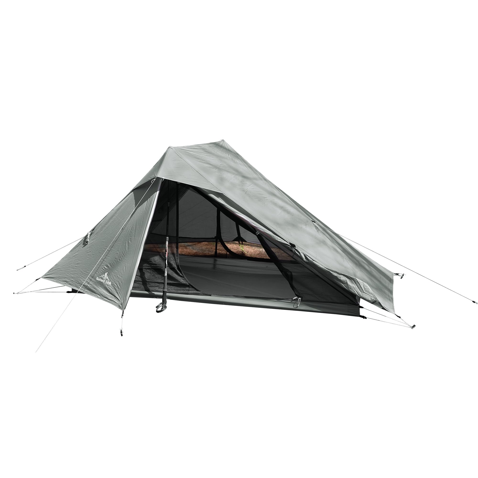 Nature Link Altair Two Ultralight Tent, 2 Person, Waterproof, Compact, 3 Season, Double Wall Shelter for Camping, Thru Hiking, Trekking